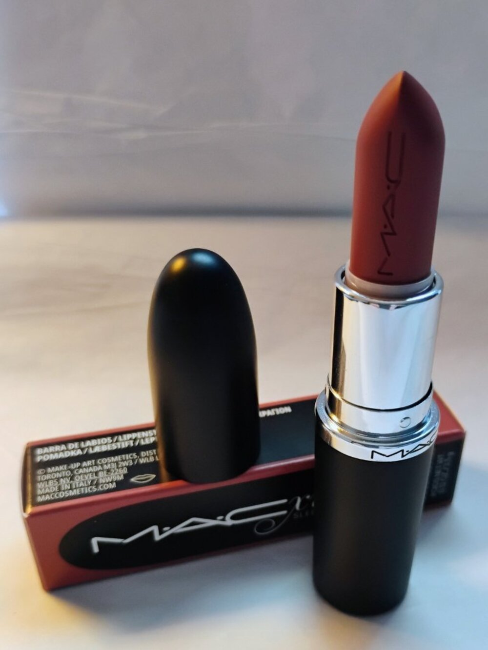 MAC Macximal Sleek Satin 'Creme In Your Coffee' Lipstick- NWT- Full Size